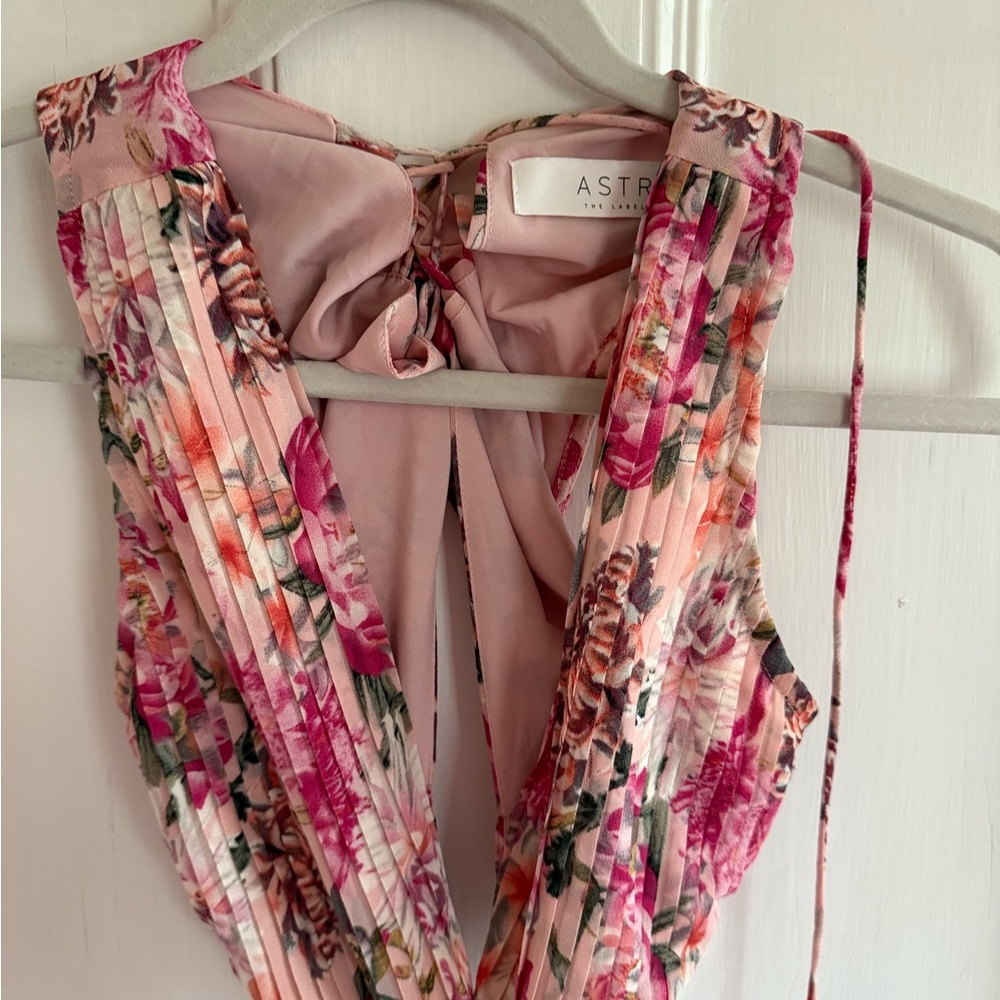 ASTR The Label Floral cut out maxi Dress